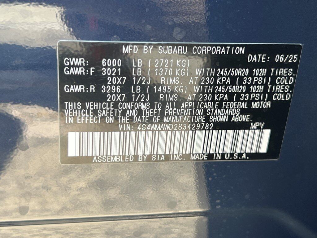 2025 Subaru Ascent Onyx Edition Touring Springfield VA
