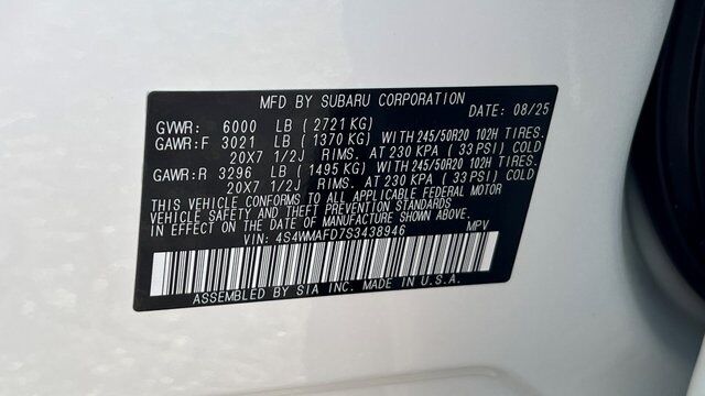 2025 Subaru Ascent Onyx Edition Fredericksburg VA