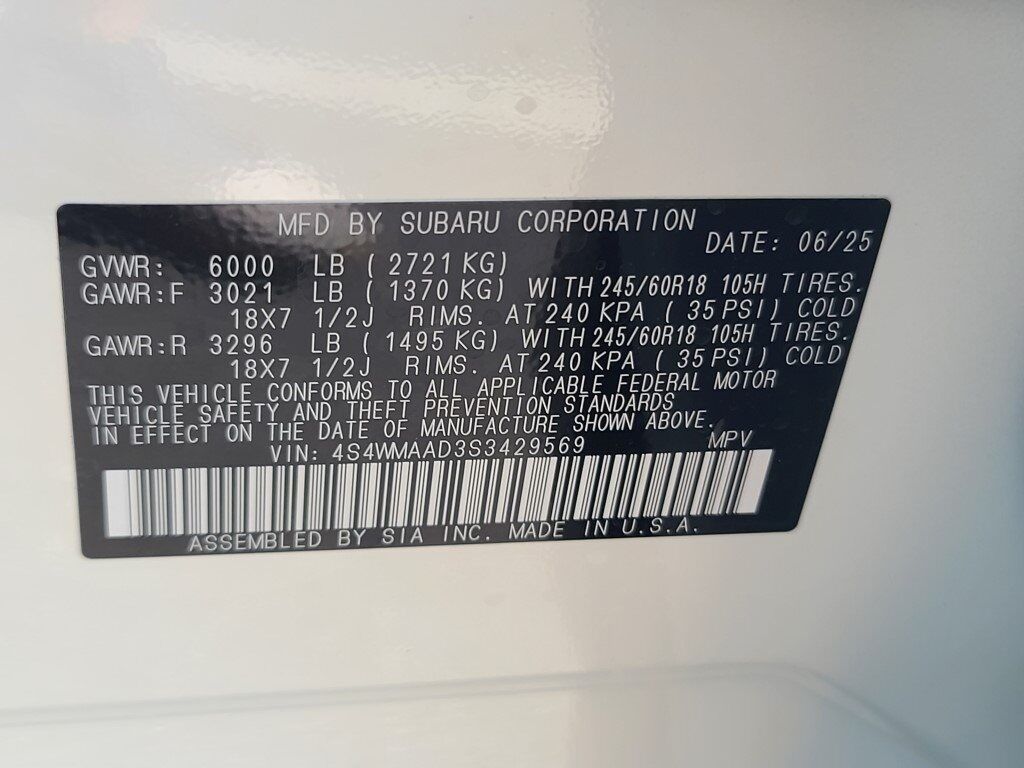 2025 Subaru Ascent Premium Springfield VA