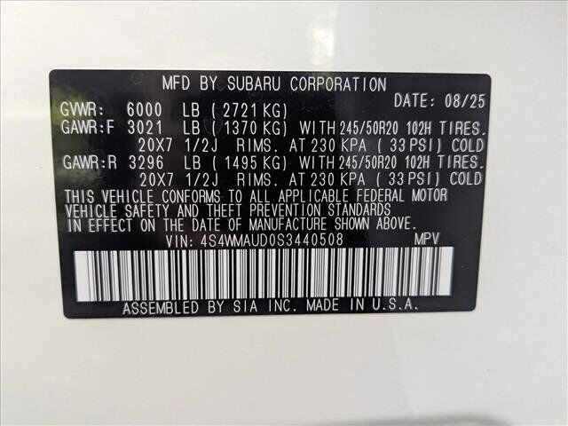 2025 Subaru Ascent Touring Roseville CA