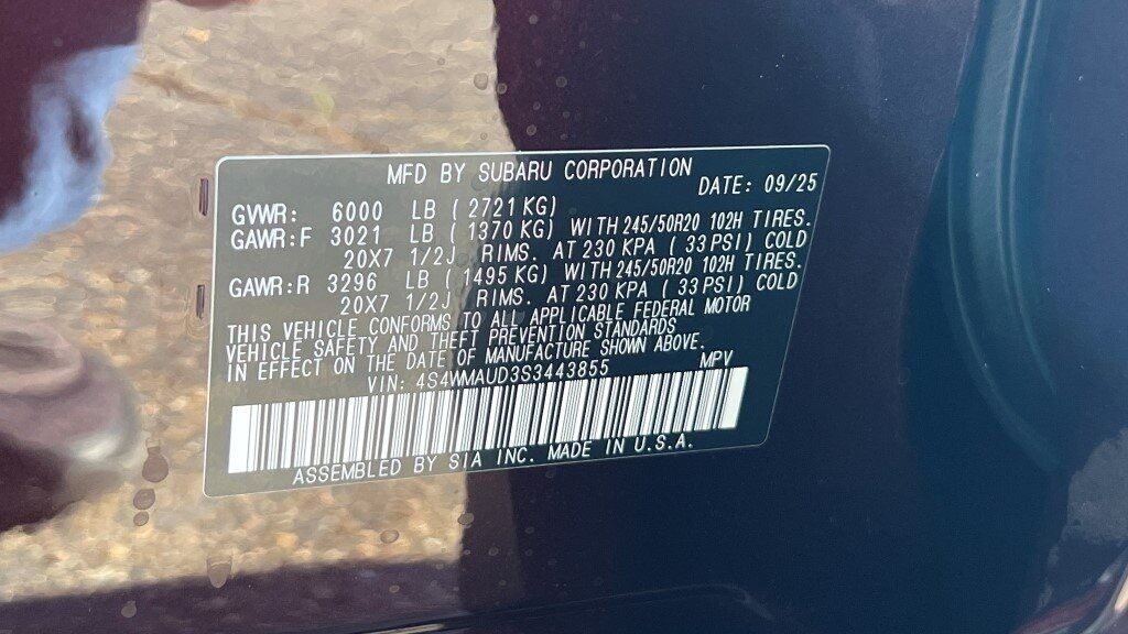 2025 Subaru Ascent Touring Fredericksburg VA