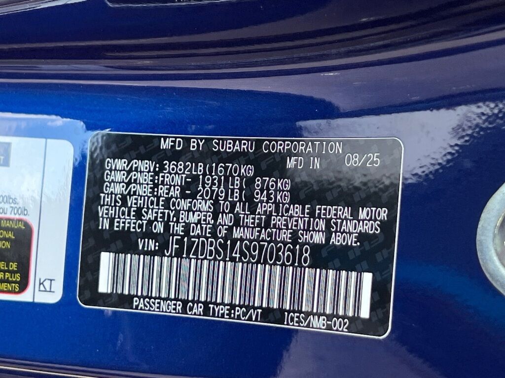 2025 Subaru BRZ TS Hagerstown MD