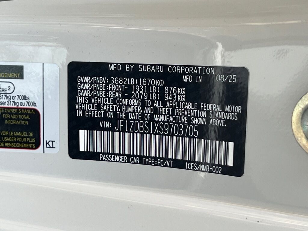 2025 Subaru BRZ TS Hagerstown MD