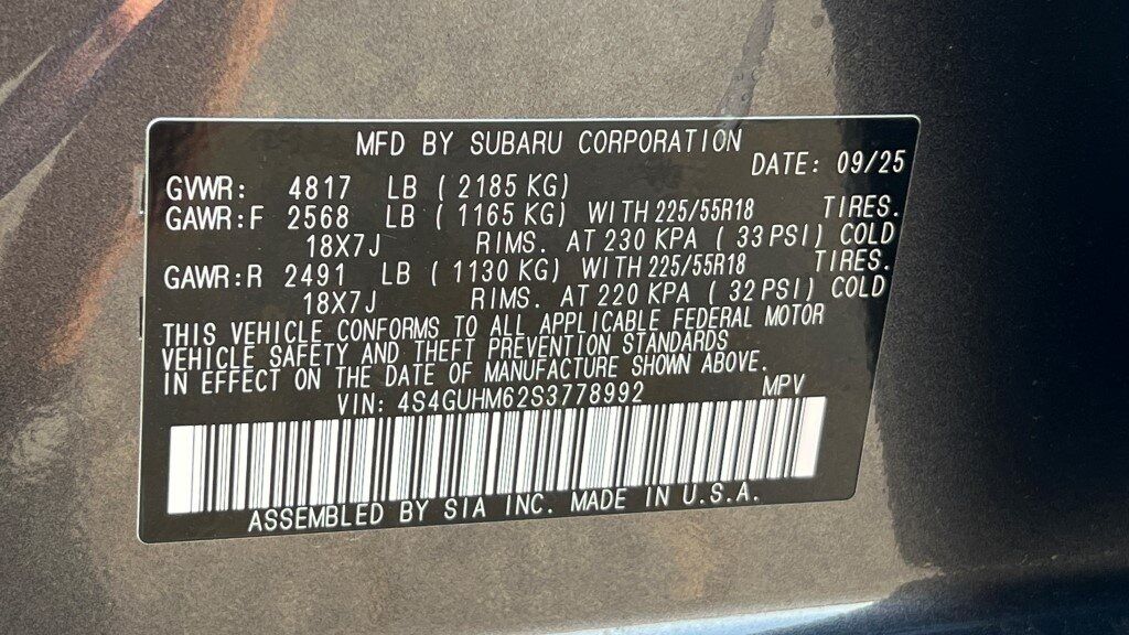 2025 Subaru CROSSTREK Limited Fredericksburg VA