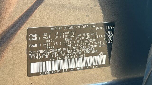 2025 Subaru CROSSTREK Limited Fredericksburg VA