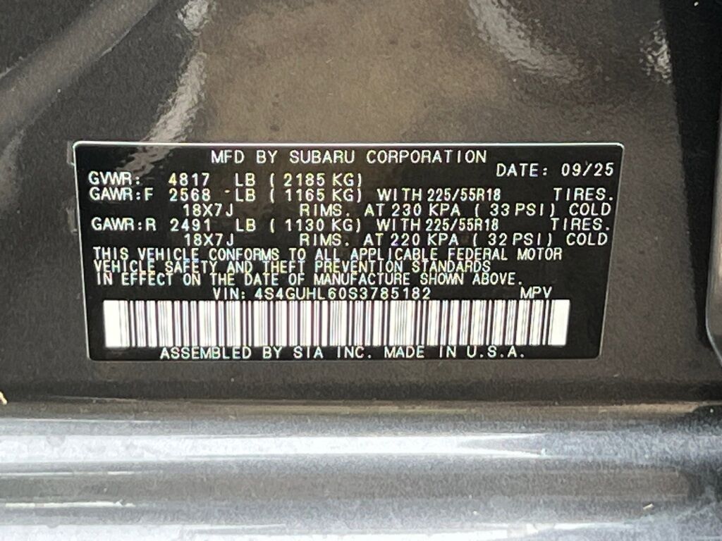 2025 Subaru CROSSTREK Limited Hagerstown MD