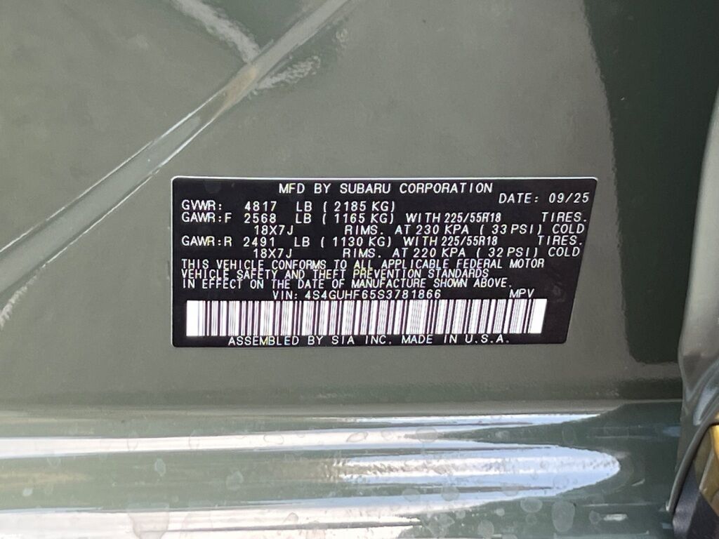 2025 Subaru CROSSTREK Sport Hagerstown MD