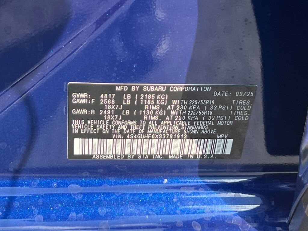 2025 Subaru CROSSTREK Sport Hagerstown MD