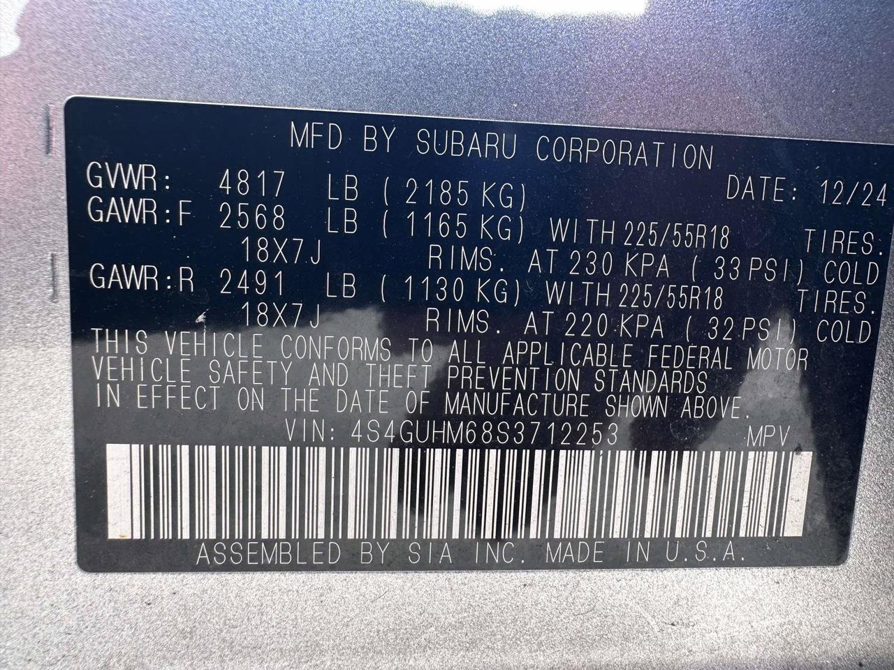 2025 Subaru Crosstrek Limited San Clemente CA