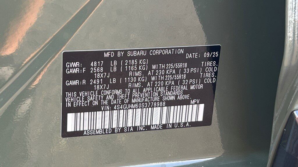 2025 Subaru Crosstrek Limited Fredericksburg VA