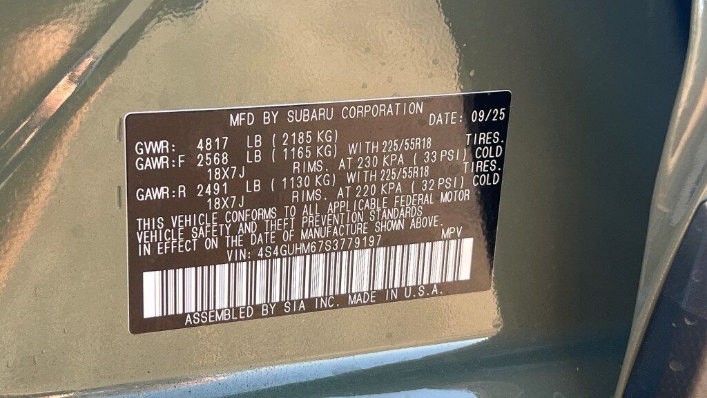 2025 Subaru Crosstrek Limited Fredericksburg VA