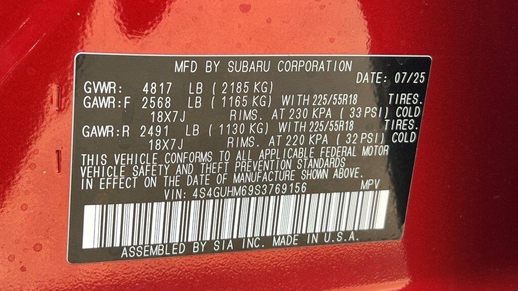 2025 Subaru Crosstrek Limited Fredericksburg VA