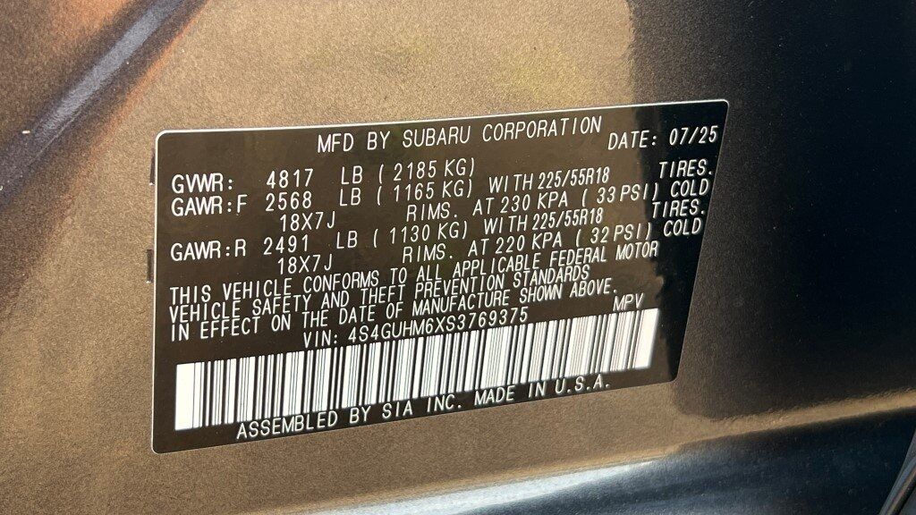 2025 Subaru Crosstrek Limited Fredericksburg VA