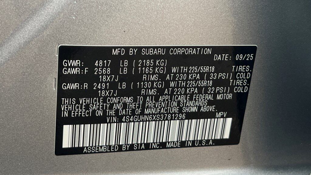 2025 Subaru Crosstrek Limited Fredericksburg VA