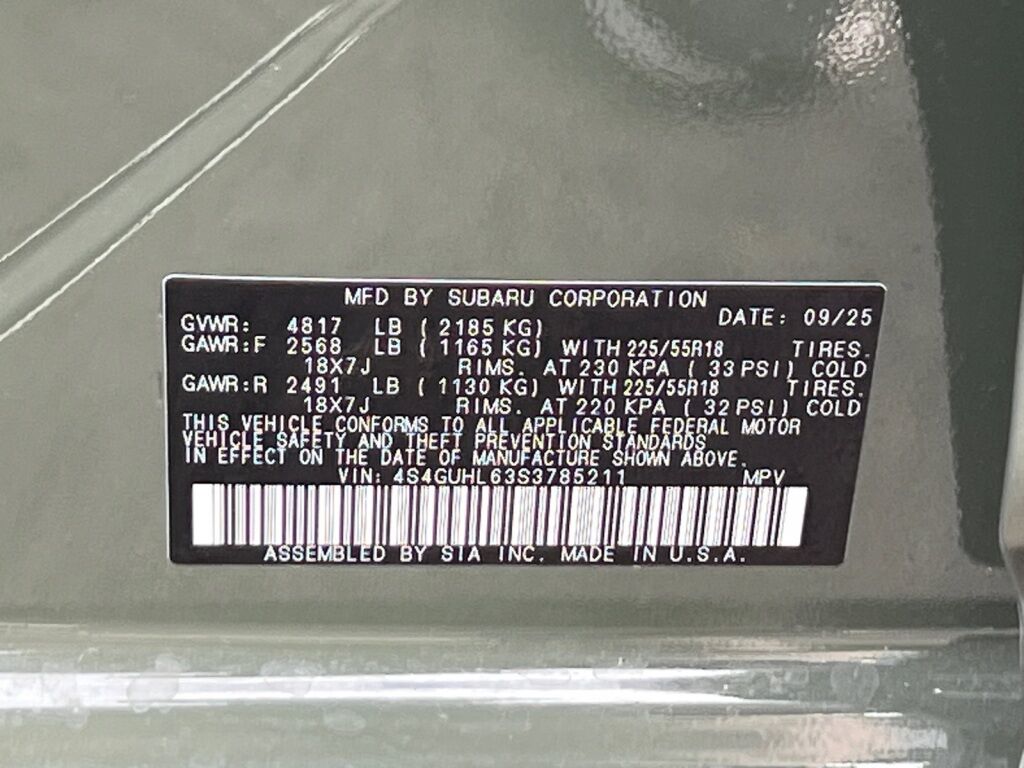 2025 Subaru Crosstrek Limited Hagerstown MD