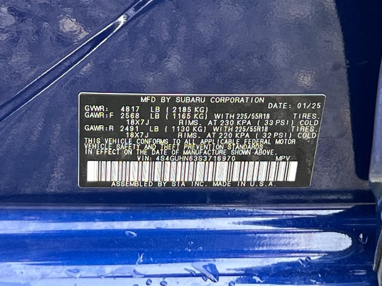 2025 Subaru Crosstrek Limited Hagerstown MD