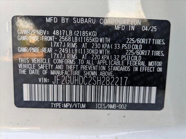 2025 Subaru Crosstrek Premium Roseville CA