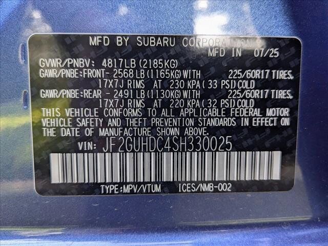 2025 Subaru Crosstrek Premium Roseville CA