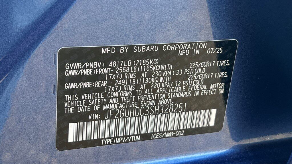 2025 Subaru Crosstrek Premium Fredericksburg VA