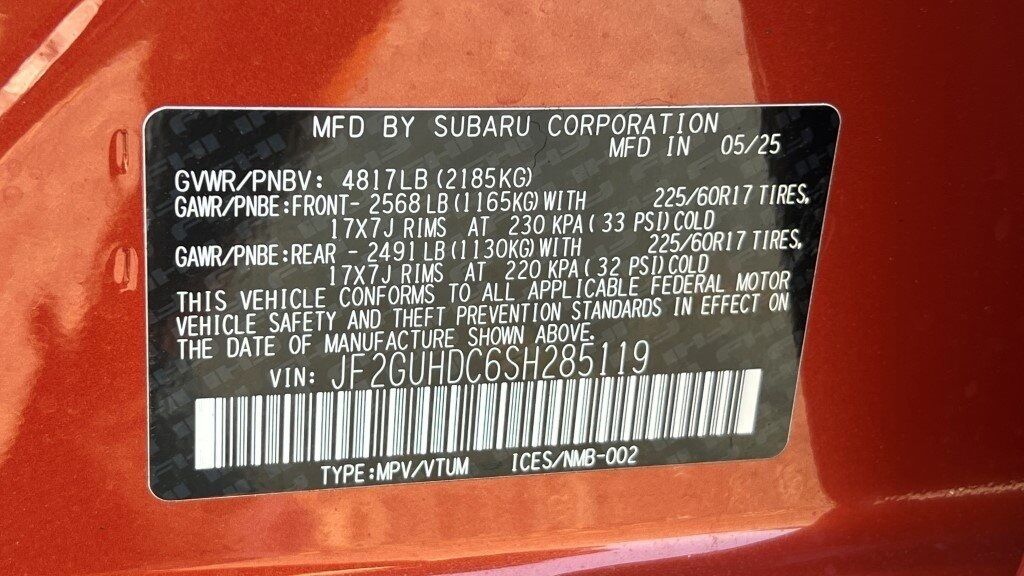 2025 Subaru Crosstrek Premium Fredericksburg VA