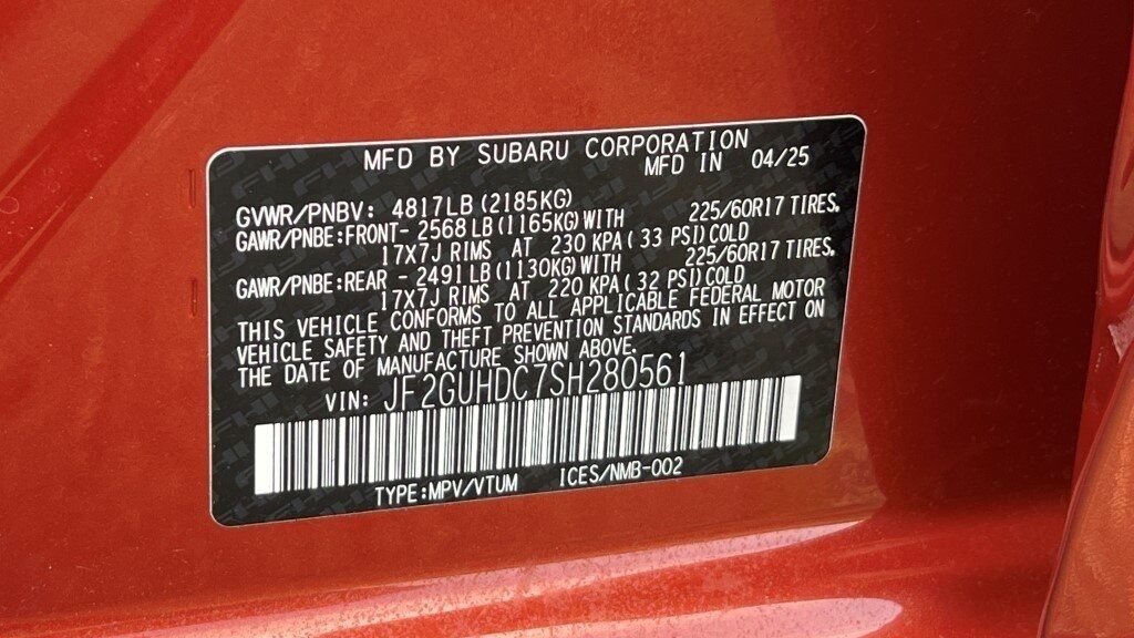 2025 Subaru Crosstrek Premium Fredericksburg VA