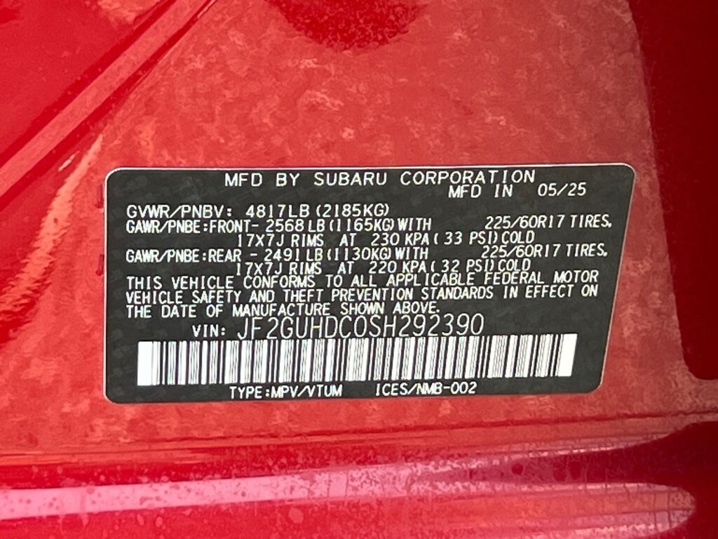 2025 Subaru Crosstrek Premium Hagerstown MD