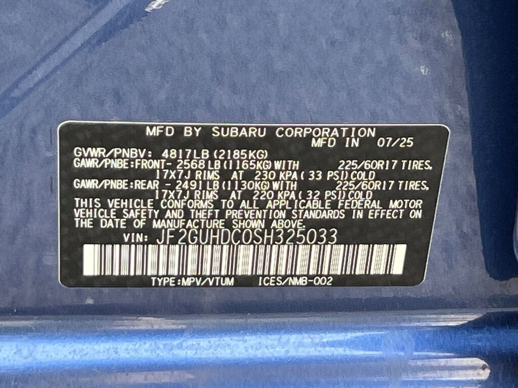 2025 Subaru Crosstrek Premium Hagerstown MD