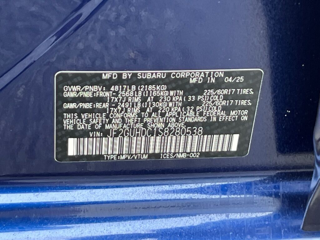 2025 Subaru Crosstrek Premium Hagerstown MD