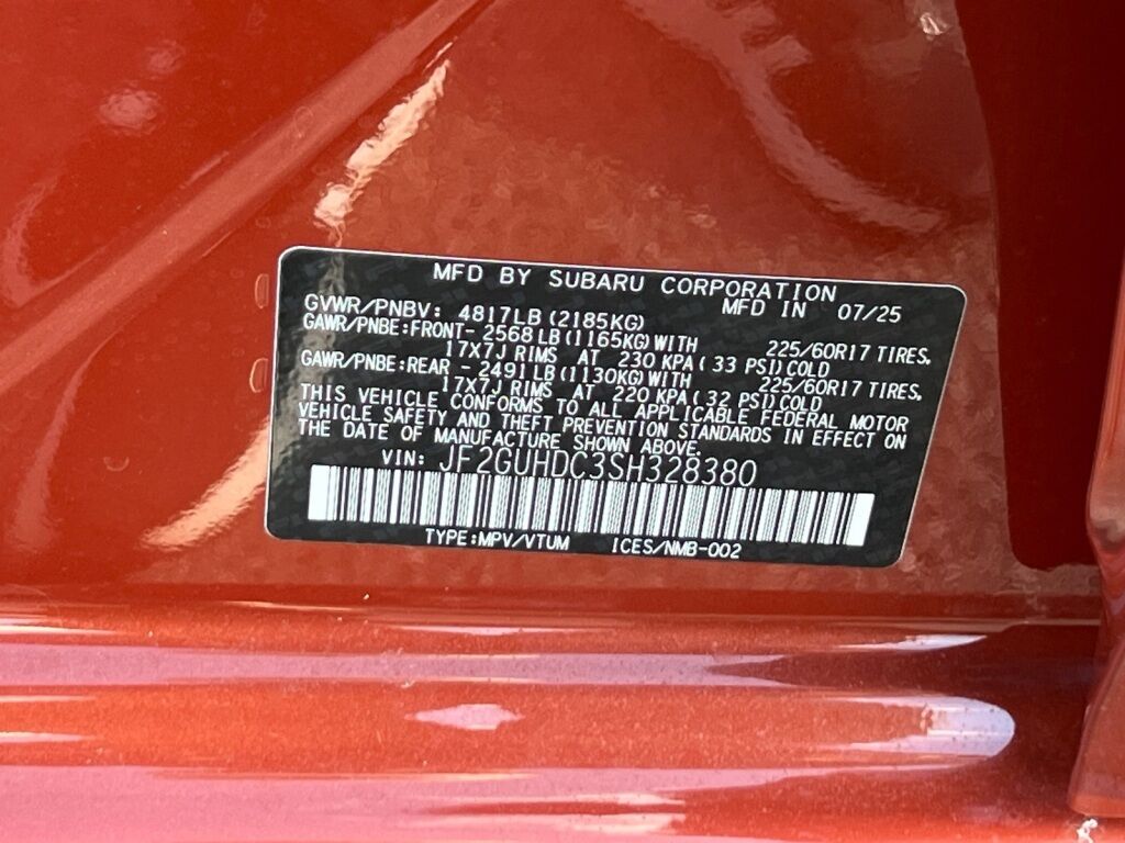 2025 Subaru Crosstrek Premium Hagerstown MD