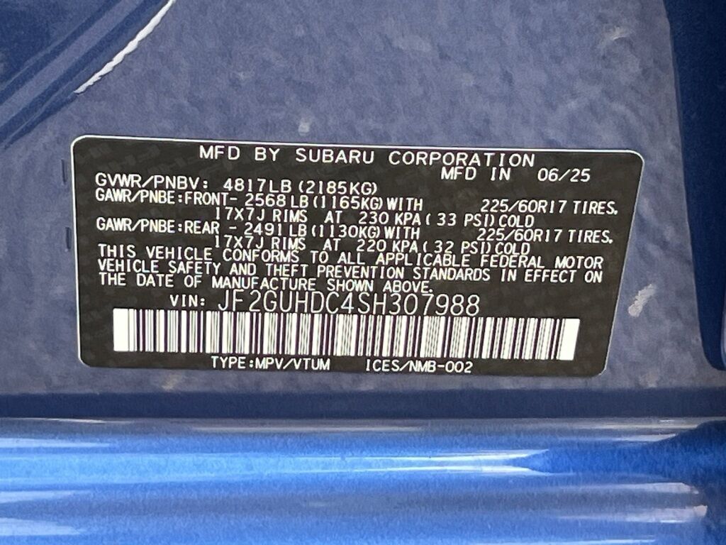 2025 Subaru Crosstrek Premium Hagerstown MD