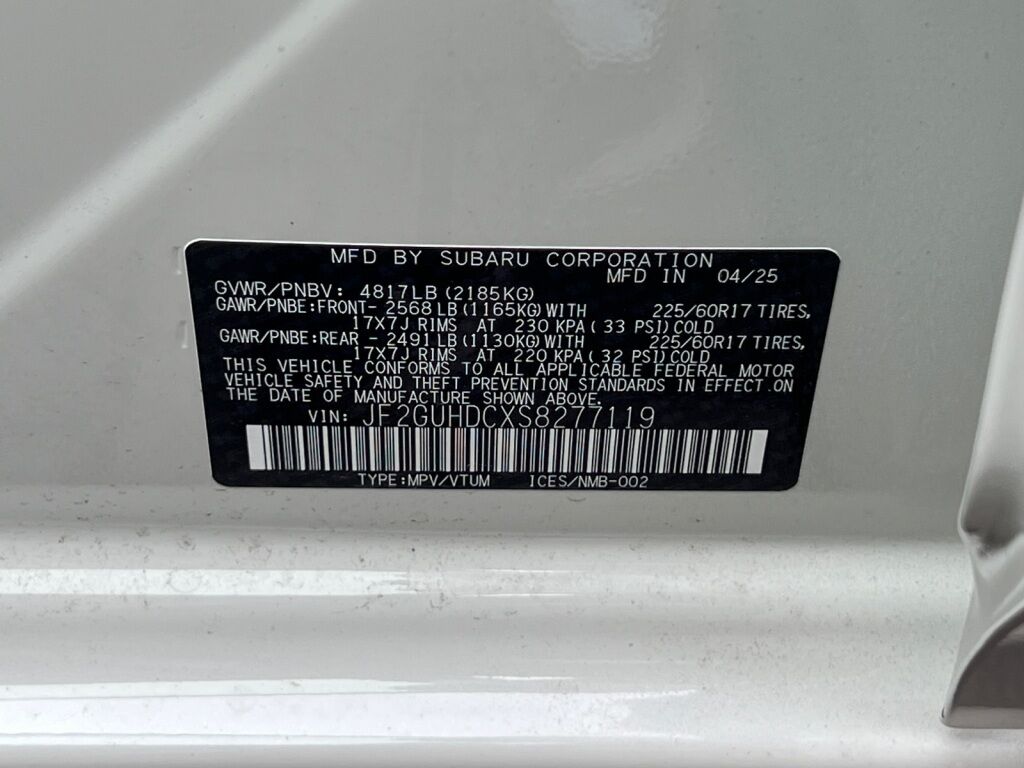 2025 Subaru Crosstrek Premium Hagerstown MD