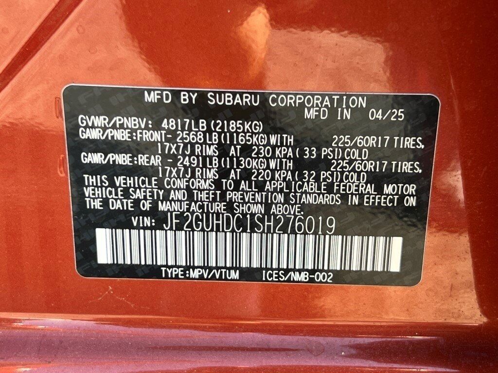 2025 Subaru Crosstrek Premium Springfield VA