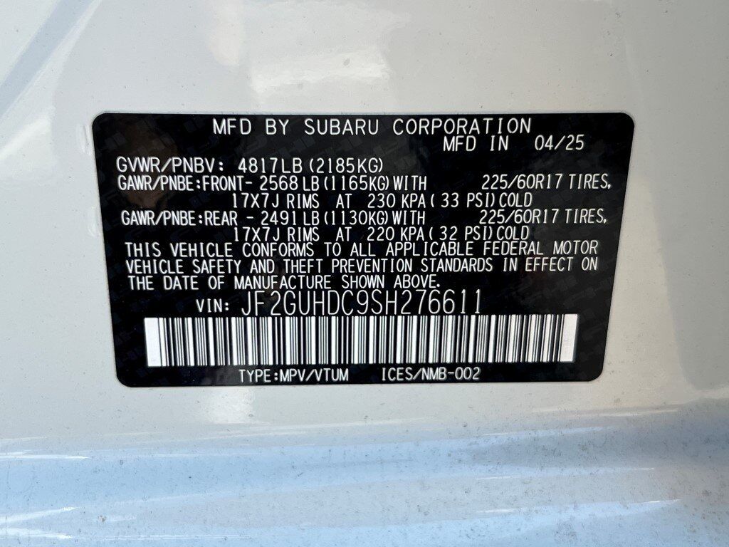 2025 Subaru Crosstrek Premium Springfield VA