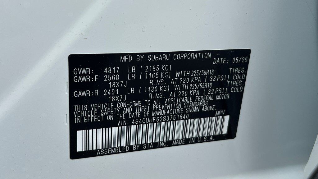 2025 Subaru Crosstrek Sport Fredericksburg VA