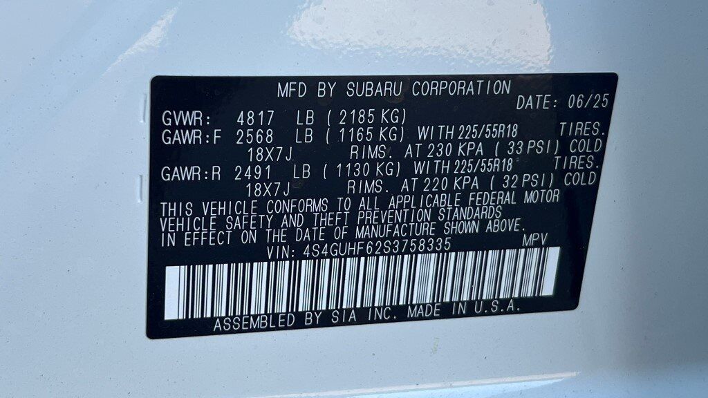 2025 Subaru Crosstrek Sport Fredericksburg VA
