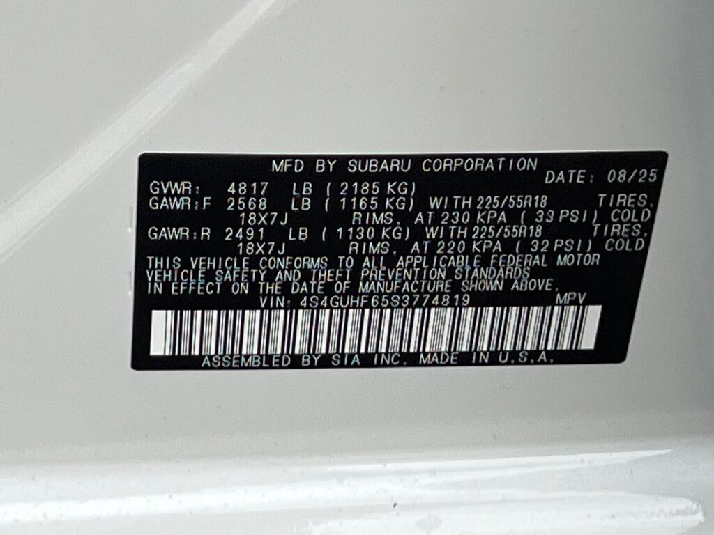 2025 Subaru Crosstrek Sport Hagerstown MD