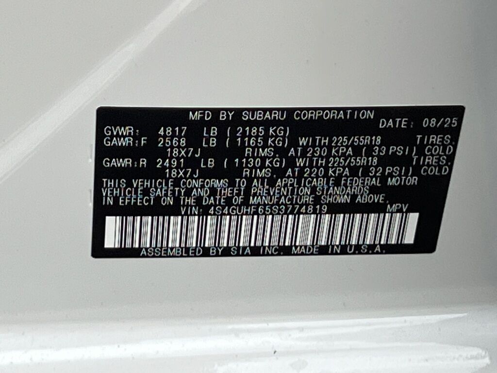 2025 Subaru Crosstrek Sport Hagerstown MD
