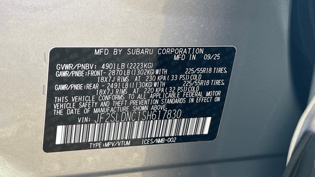 2025 Subaru FORESTER Limited Fredericksburg VA