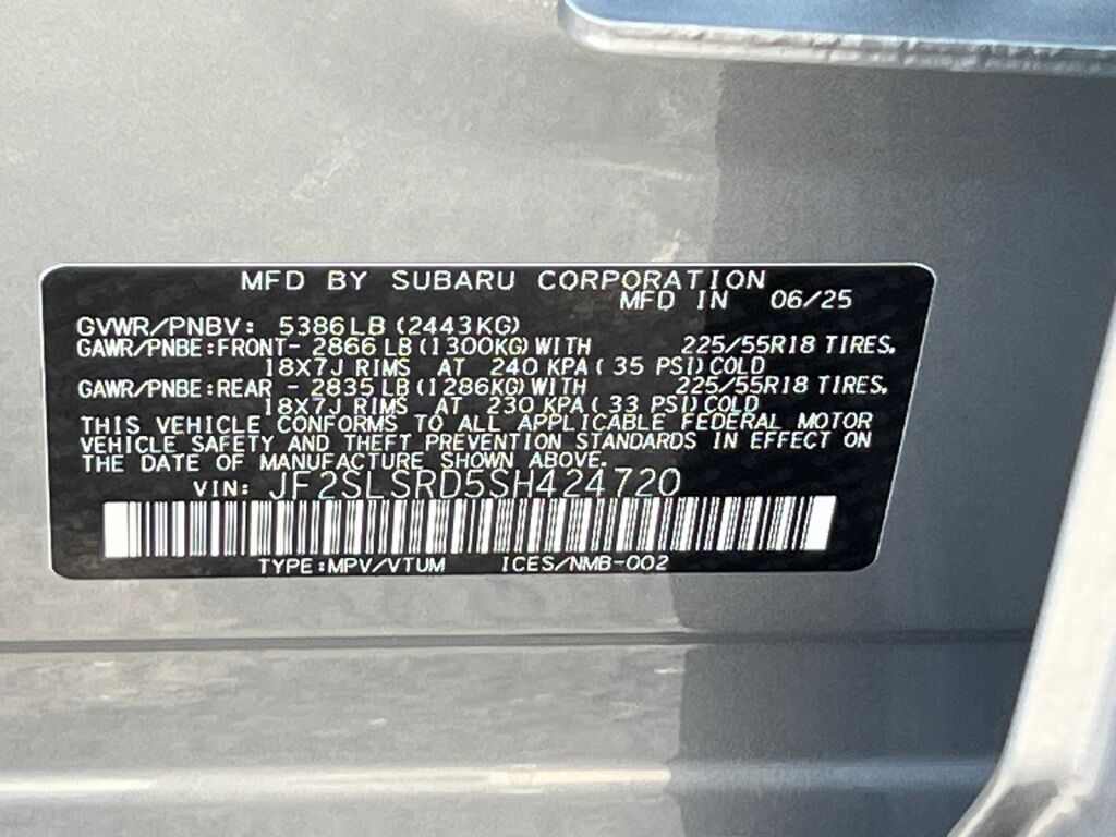 2025 Subaru FORESTER Limited Hagerstown MD