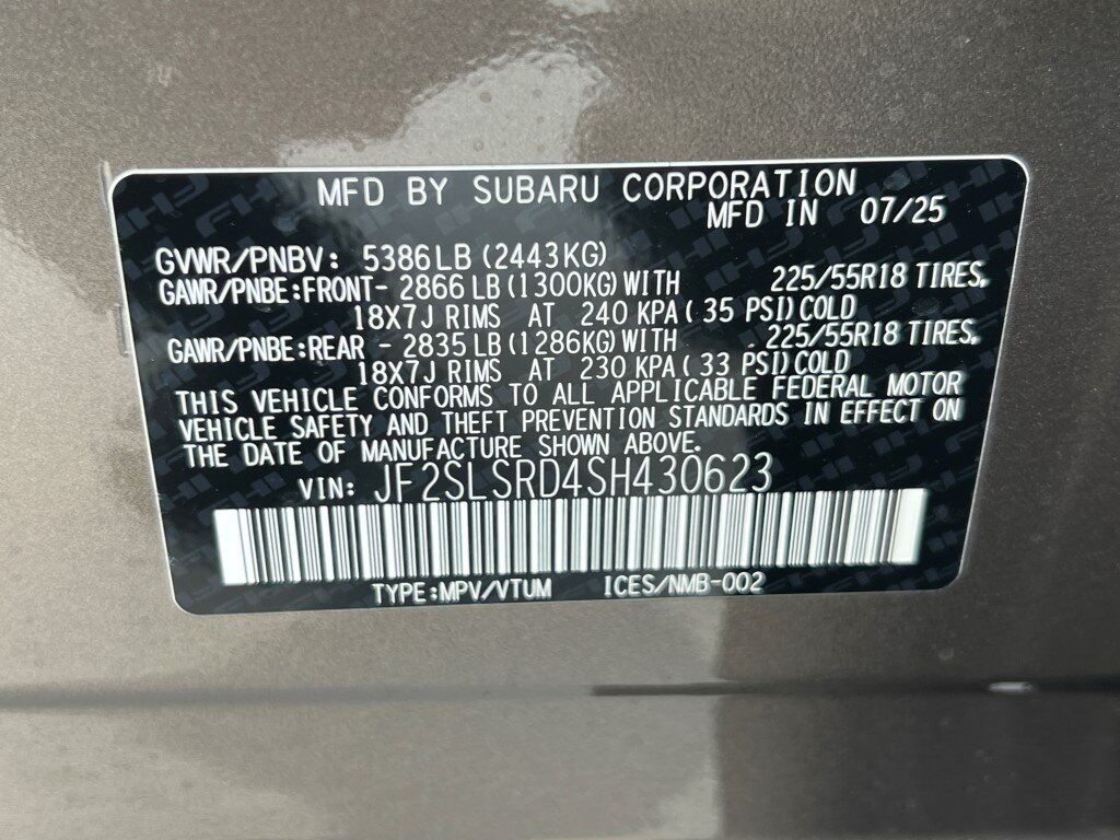 2025 Subaru FORESTER Limited Springfield VA