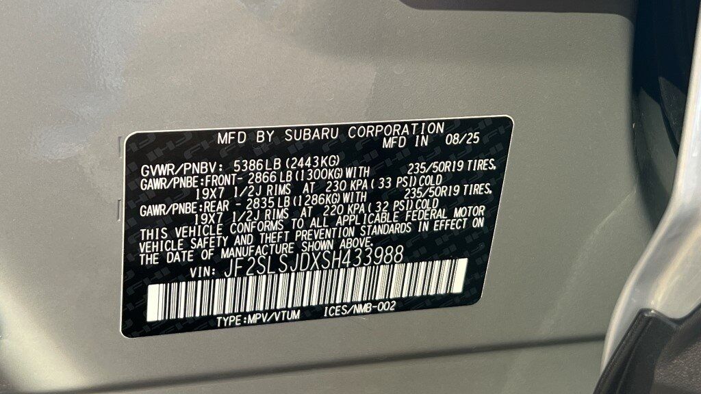 2025 Subaru FORESTER Sport Hybrid Fredericksburg VA