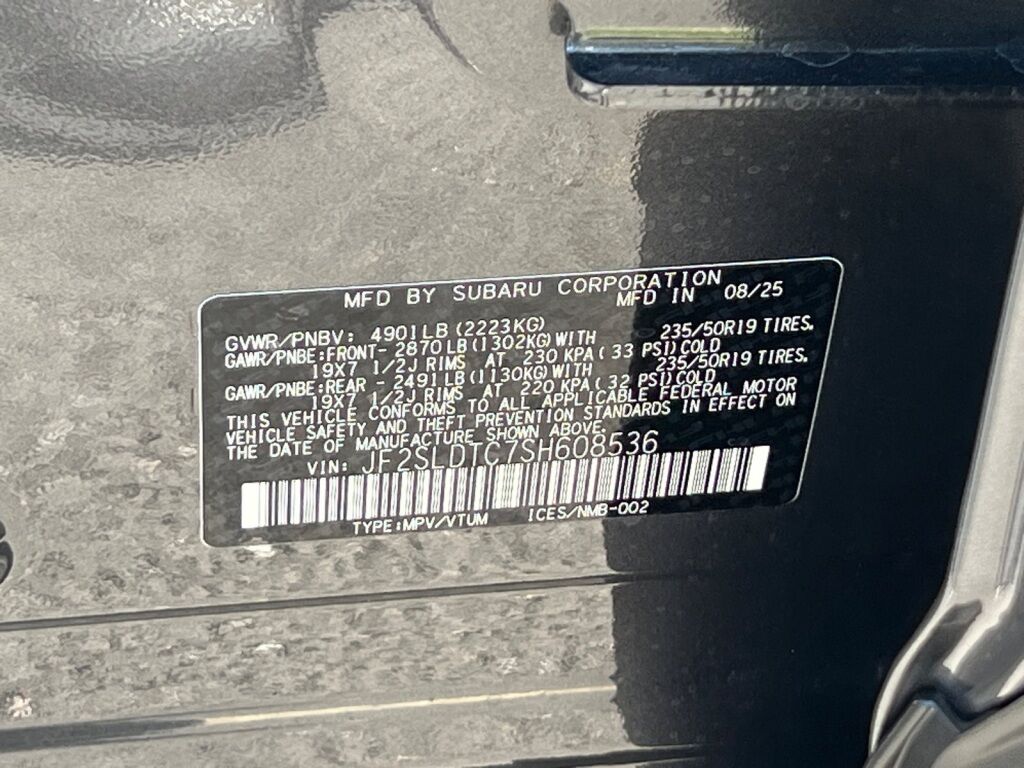 2025 Subaru FORESTER Touring Hagerstown MD