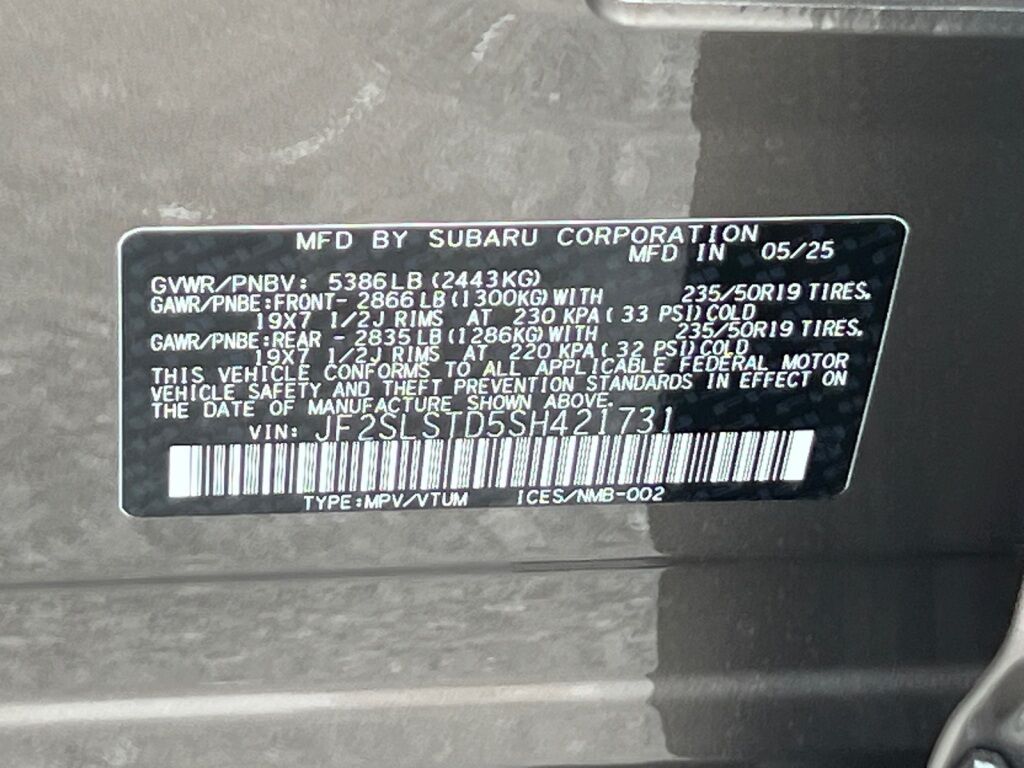 2025 Subaru FORESTER Touring Hagerstown MD