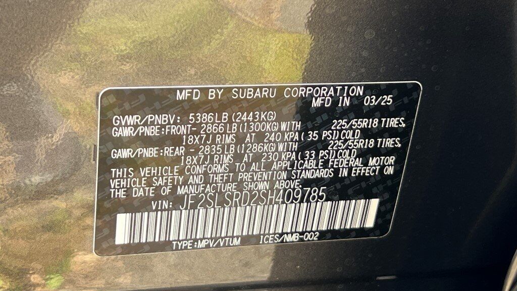 2025 Subaru Forester Hybrid Limited Fredericksburg VA