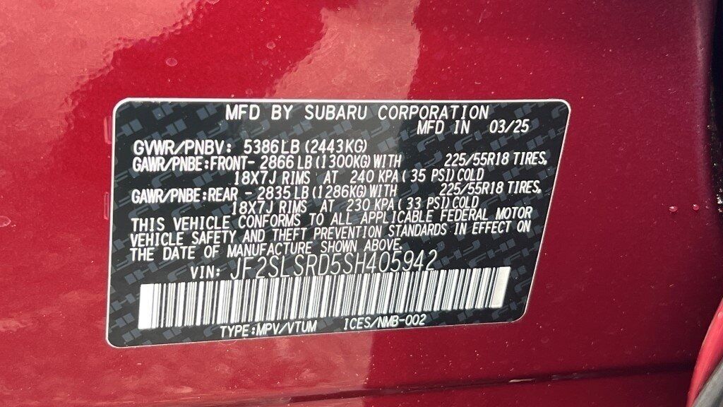 2025 Subaru Forester Hybrid Limited Fredericksburg VA