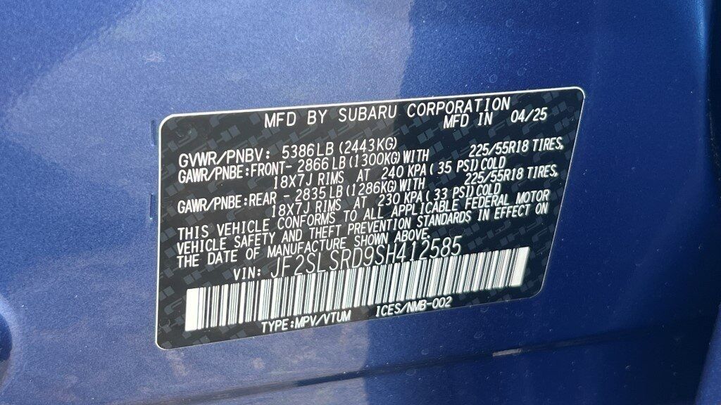 2025 Subaru Forester Hybrid Limited Fredericksburg VA