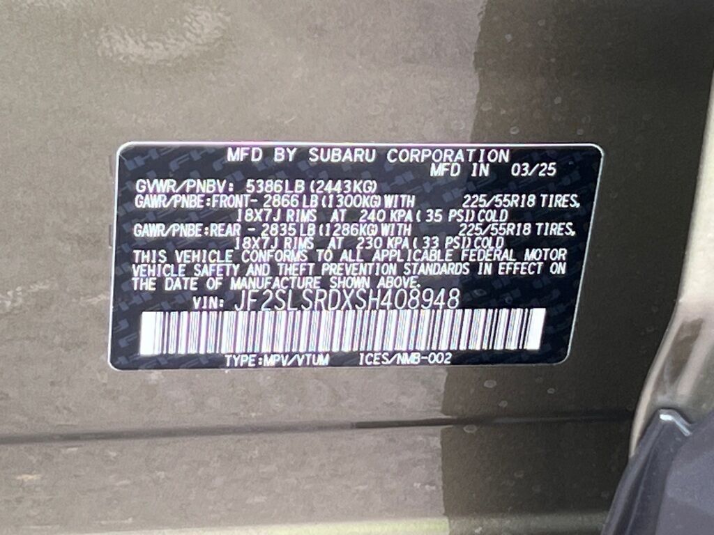 2025 Subaru Forester Hybrid Limited Hagerstown MD