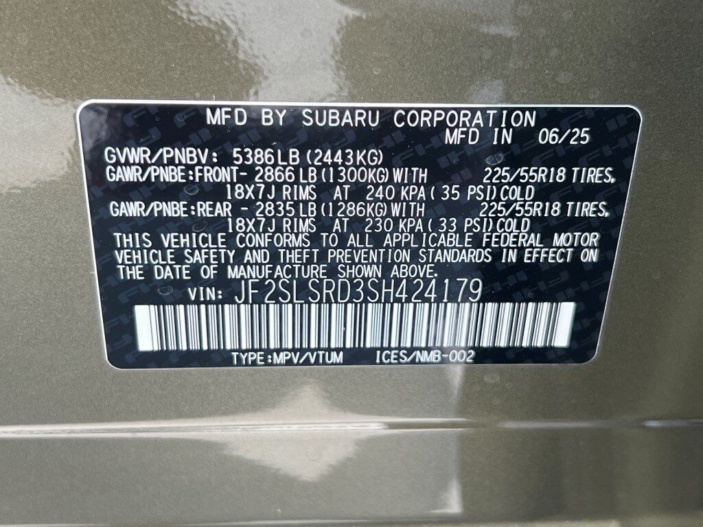 2025 Subaru Forester Hybrid Limited Springfield VA