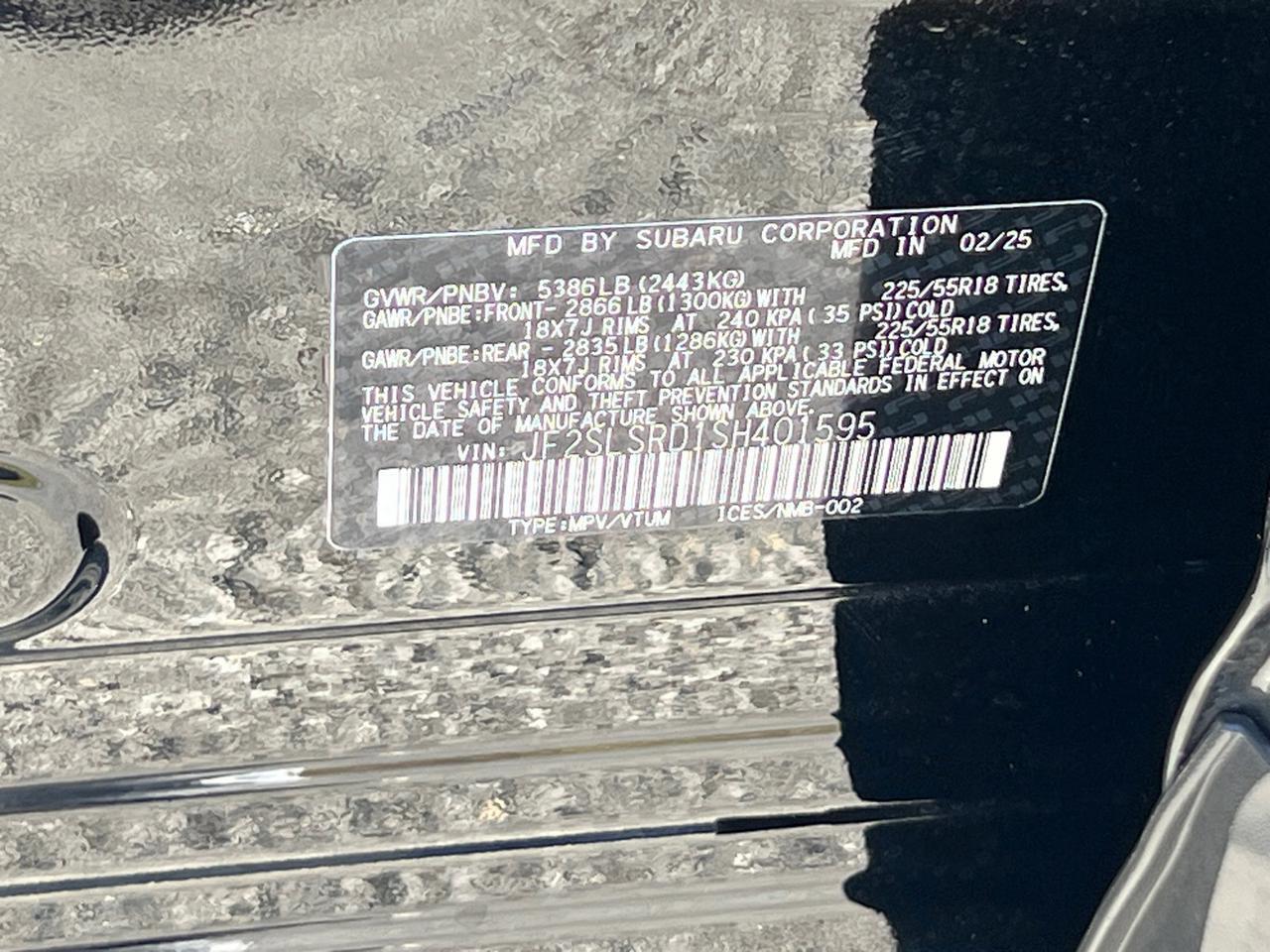 2025 Subaru Forester Hybrid Limited Hagerstown MD