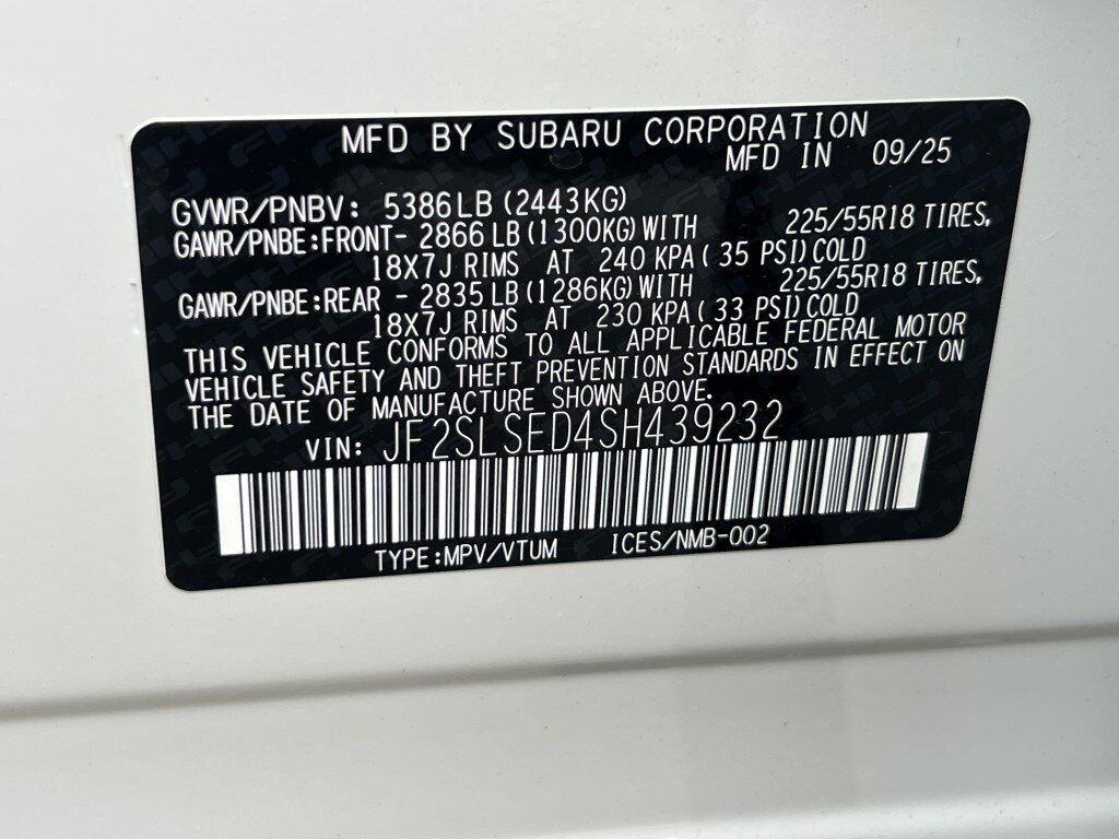 2025 Subaru Forester Hybrid Premium Hybrid Springfield VA